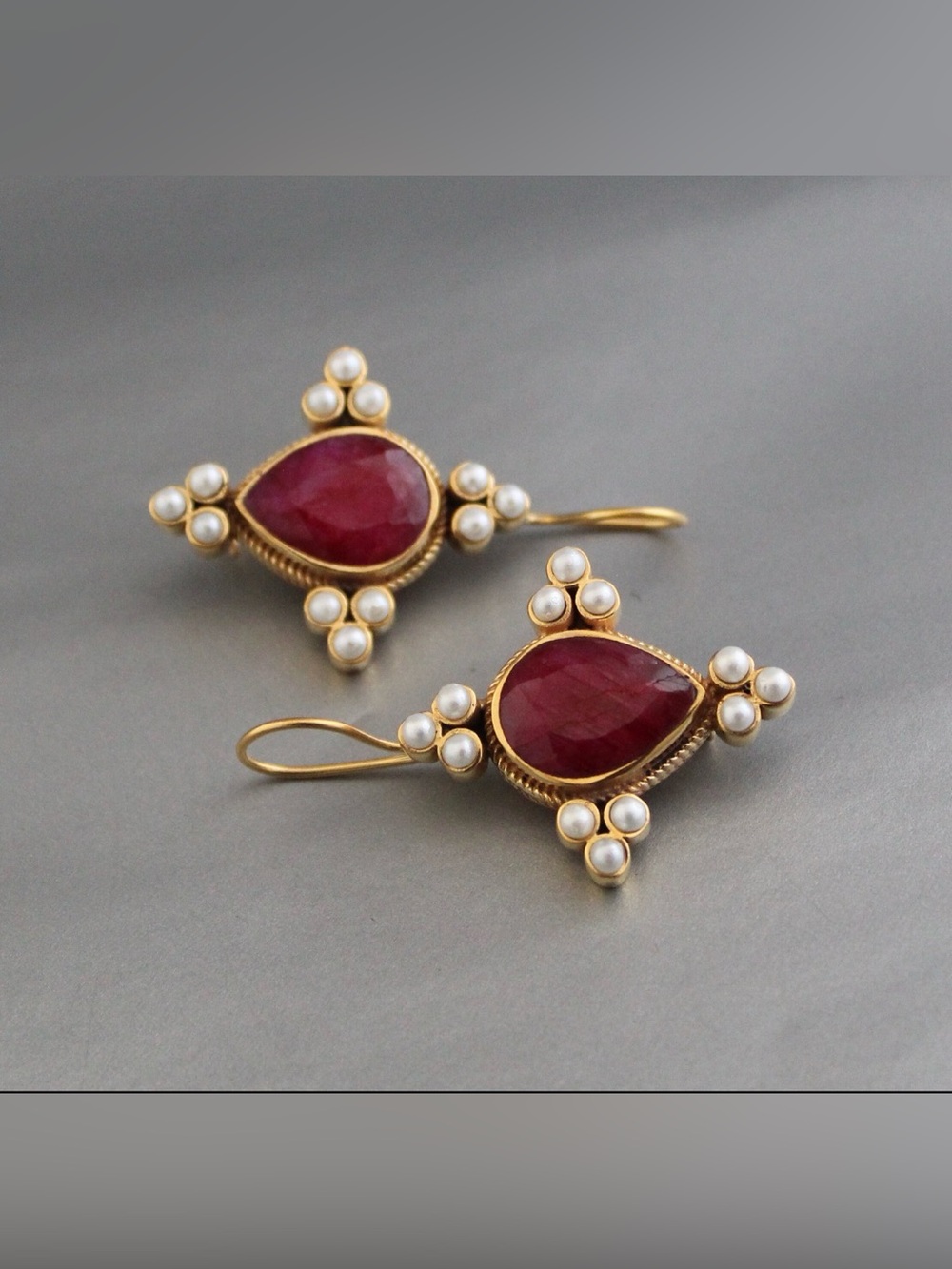 Vintage Antique Victorian Jewelry, Pearl Earrings, 1920s Art Deco Jewelry